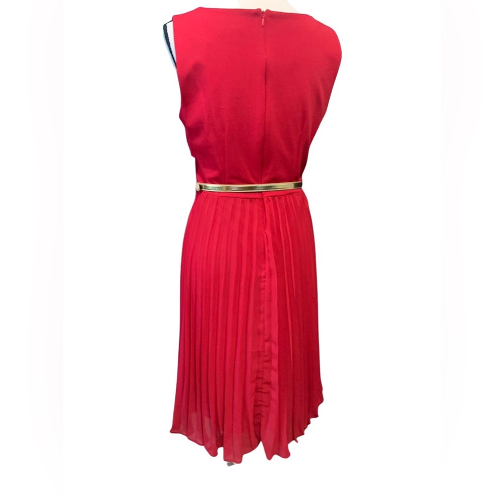 Shelby & Palmer Red pleated dress - Picture 2 of 4